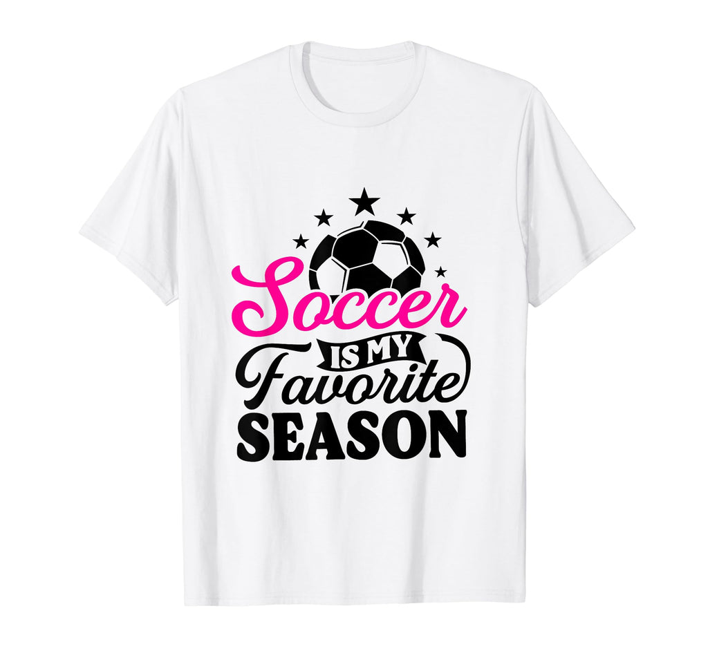 Soccer Is My Favorite Season T-Shirt - Minimalist Print Unisex