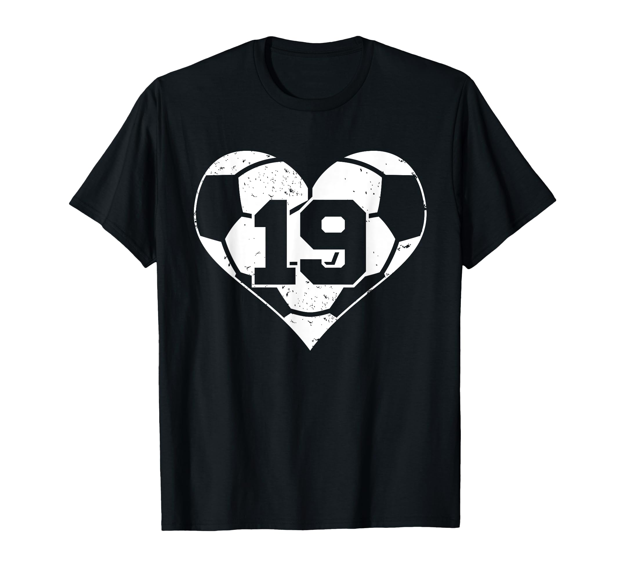 Soccer Number 19 Jersey Funny Soccer T-Shirt - Unique Graphic for Adults