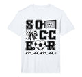 Football Mama Coquette Bow Funny T-Shirt - Minimalist Print Unisex