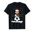 Funny Football Snowman Soccer T-Shirt - Custom Art Print for Adults