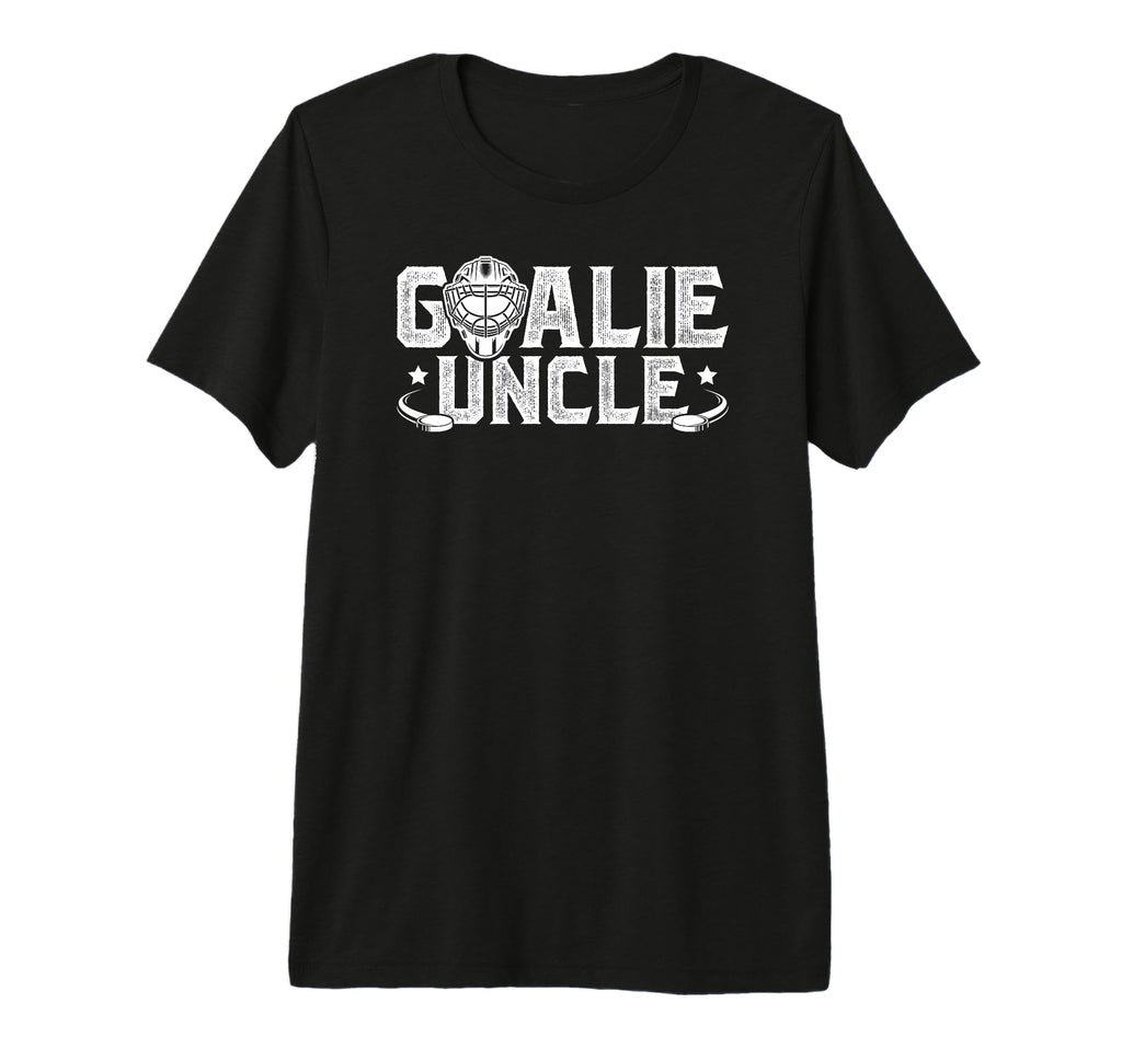 Mens Ice Hockey Goalie Uncle Hockey T-Shirt - Streetwear Style Unisex