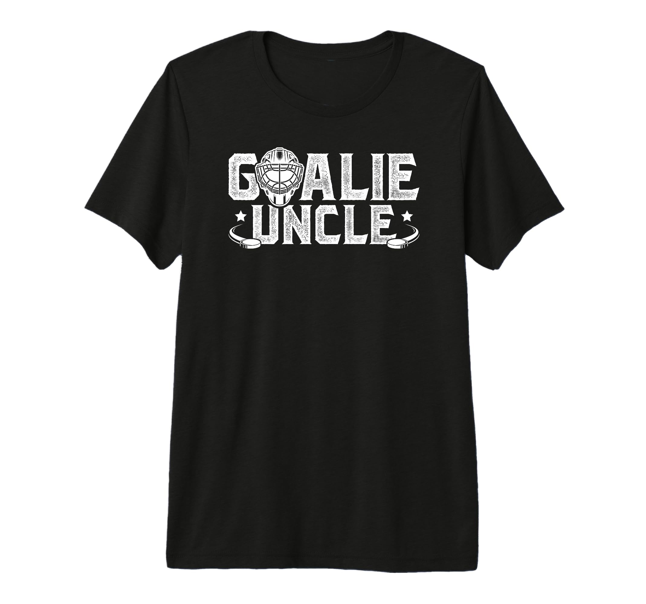 Mens Ice Hockey Goalie Uncle Hockey T-Shirt - Streetwear Style Unisex