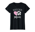 Soccer Mom Love Heart Mama Mommy Mother T-Shirt - Graphic Print Unisex