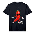 Mens Chili Soccer Performance T-Shirt - Graphic Print Men Women