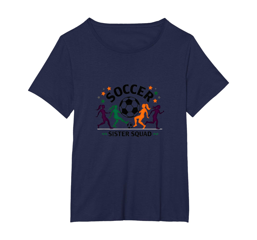 Soccer Sister Squad Team Spirit T-Shirt - Aesthetic Graphic Men Women