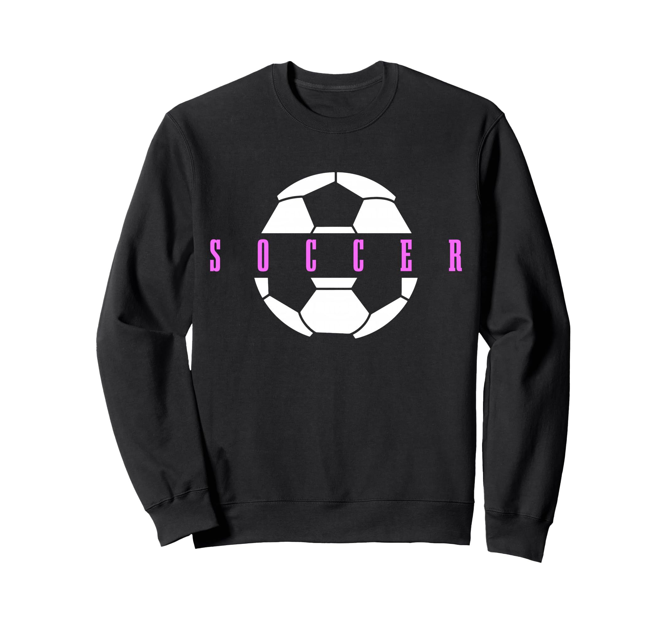 Soccer Player Ball Soccer Sweatshirt - Casual Everyday Wear Unisex