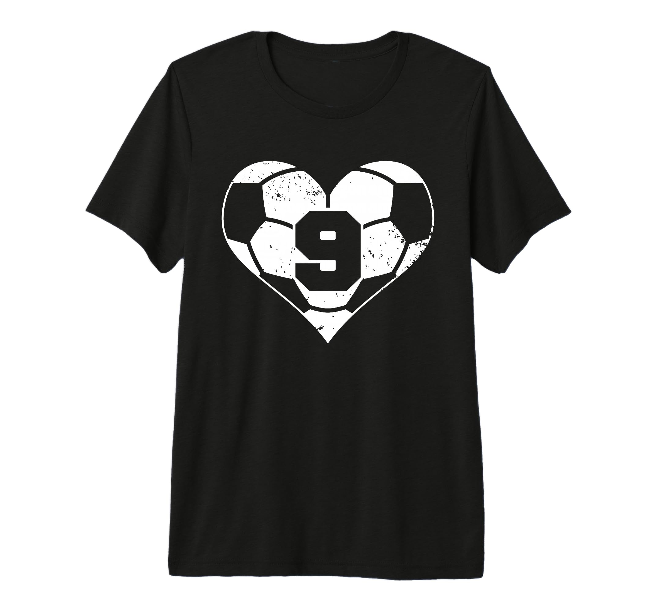 Soccer Number 9 Jersey Funny Soccer T-Shirt - Trendy Graphic for Adults