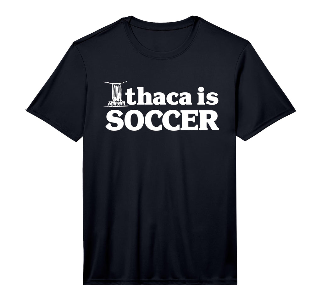 Ithaca Is Soccer Ithaca Is Gorges T-Shirt - Casual Everyday Wear Unisex