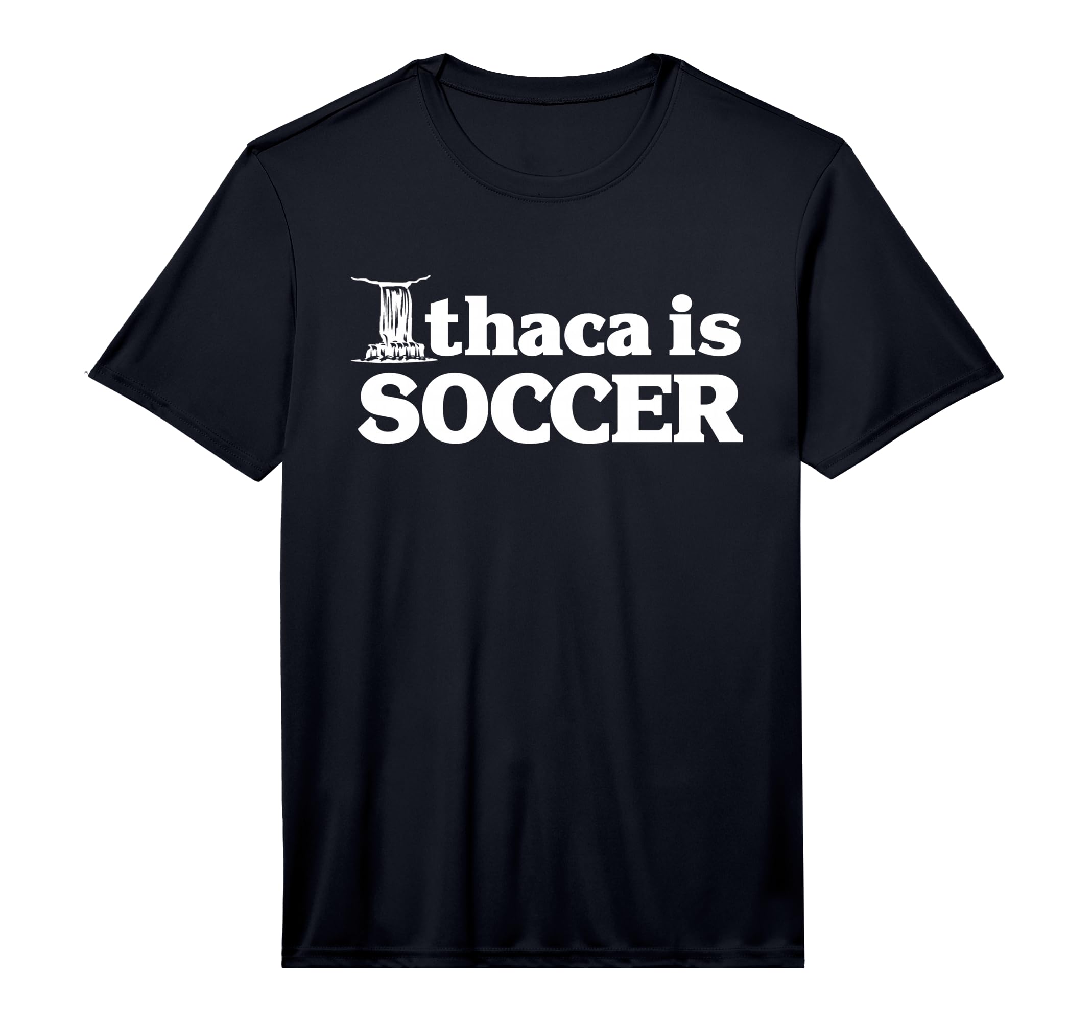 Ithaca Is Soccer Ithaca Is Gorges T-Shirt - Casual Everyday Wear Unisex