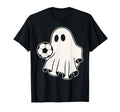 Funny Soccer Ghost Playing Soccer T-Shirt - Custom Art Print for Adults