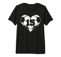Soccer Number 15 Jersey Funny Soccer T-Shirt - Novelty Apparel for Adults