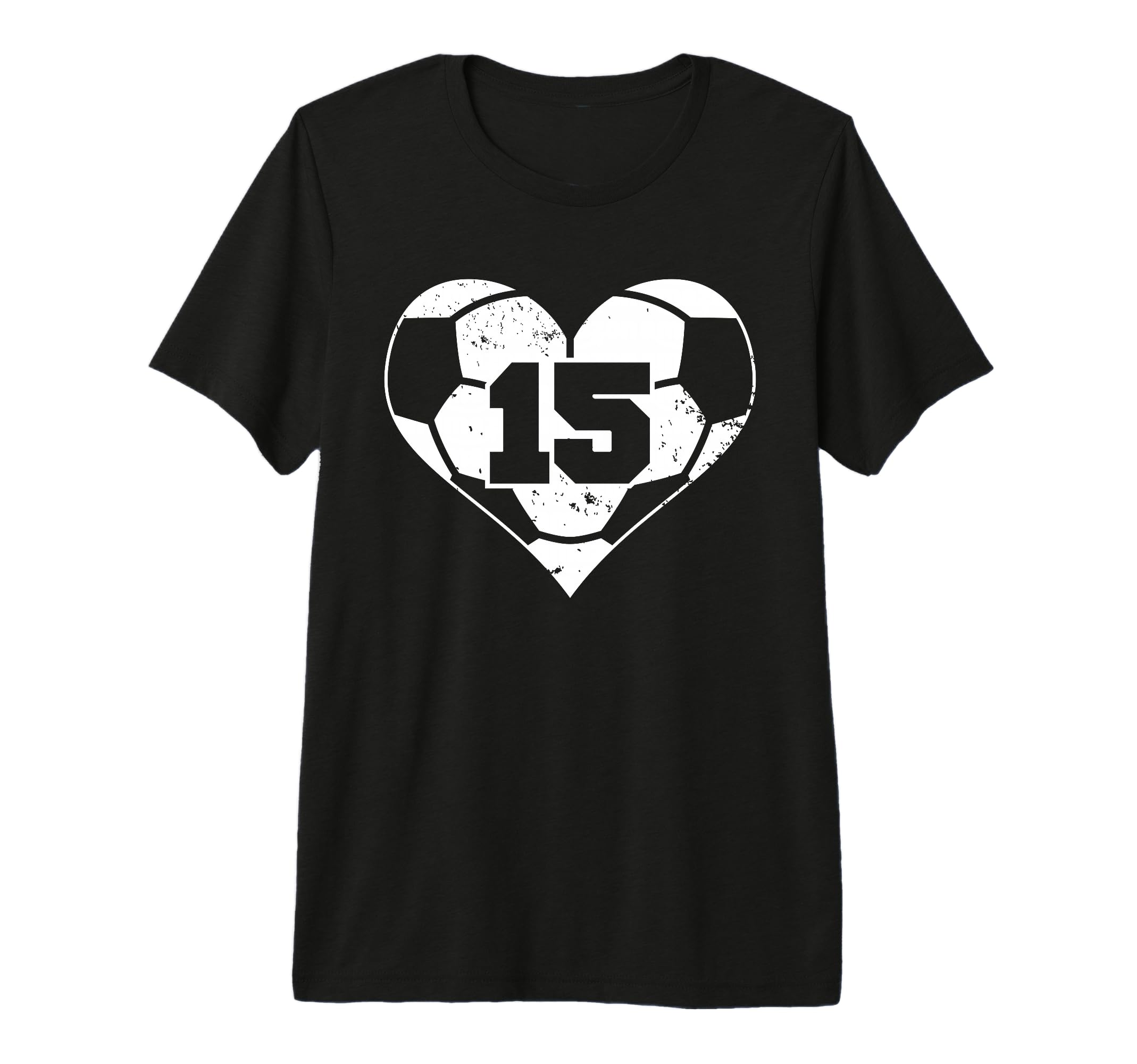 Soccer Number 15 Jersey Funny Soccer T-Shirt - Novelty Apparel for Adults
