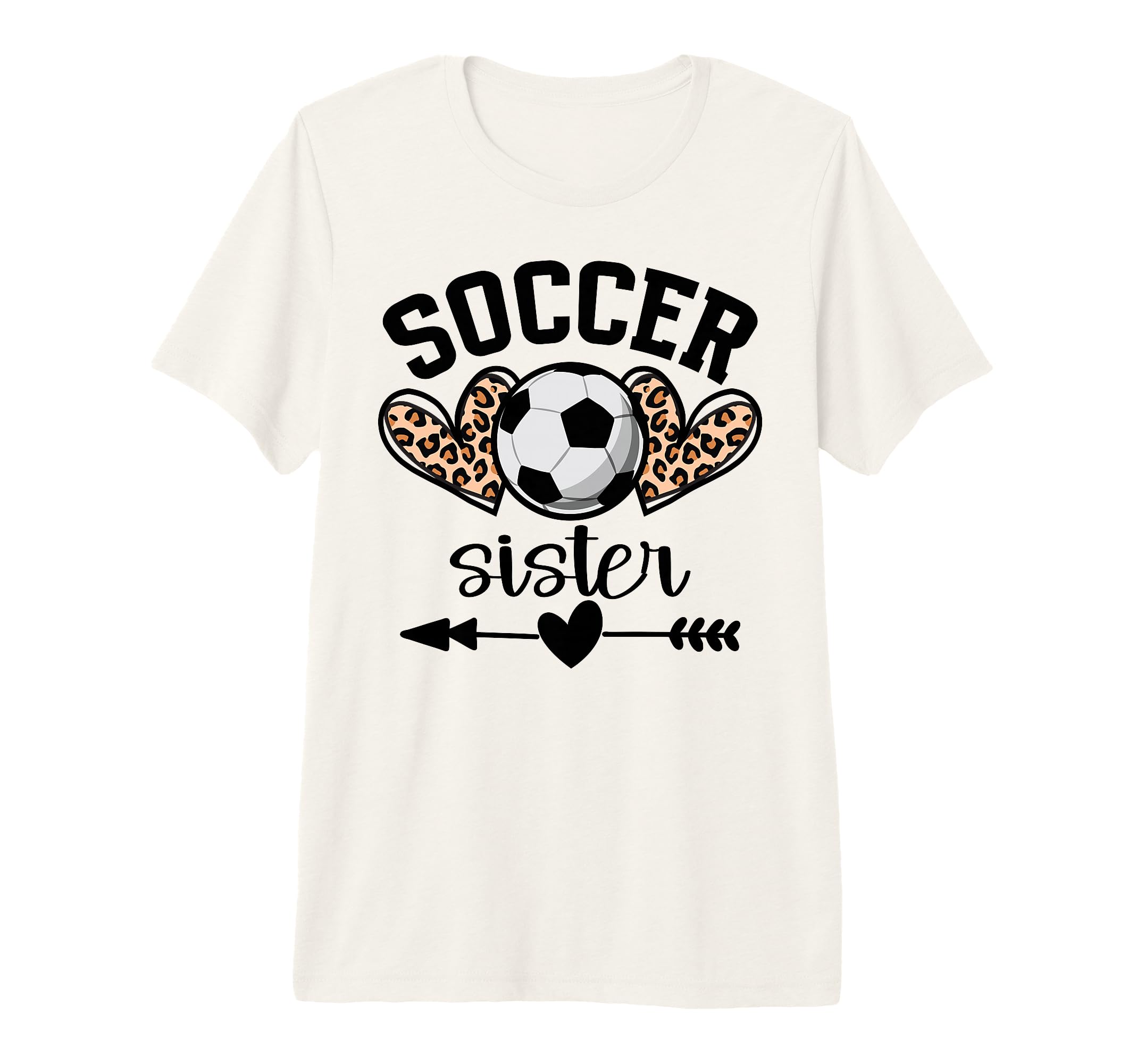 Soccer Sister Womens Soccer Sister Game T-Shirt - Aesthetic Graphic Unisex