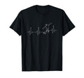 Soccer Shot Striker Heartbeat Soccer T-Shirt - Aesthetic Graphic Men Women