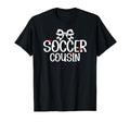 Soccer Cousin Coquette Soccer Player T-Shirt - Minimalist Print Men Women