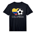 Colombia Soccer Colombian Flag Love T-Shirt - Streetwear Style Men Women