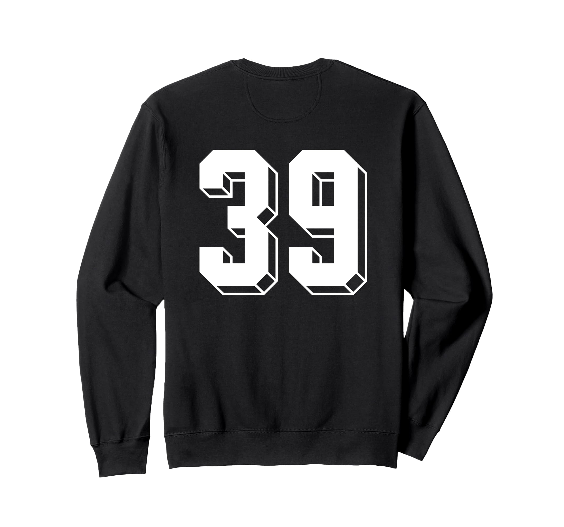 Number 39 Backside 80S 90S Team Jersey Sweatshirt - Unique Graphic Unisex