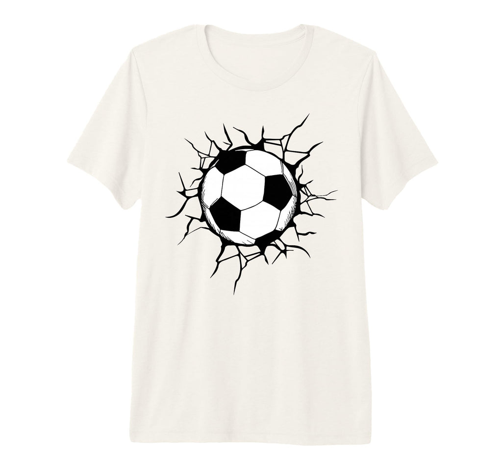 Soccer Player Fan Gift Sports Lover Tri T-Shirt - Minimalist Print Unisex