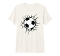 Soccer Player Fan Gift Sports Lover Tri T-Shirt - Minimalist Print Unisex