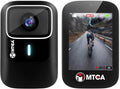 asika 4K Ultra HD Action Camera with Touch Screen-Waterproof Sports Camera,6-Axis Gyro Stabilization,145° Wide-Angle,Loop Recording for Vlogging,Cycling,Motorcycle(Supports Time-Lapse/Pre-Record)