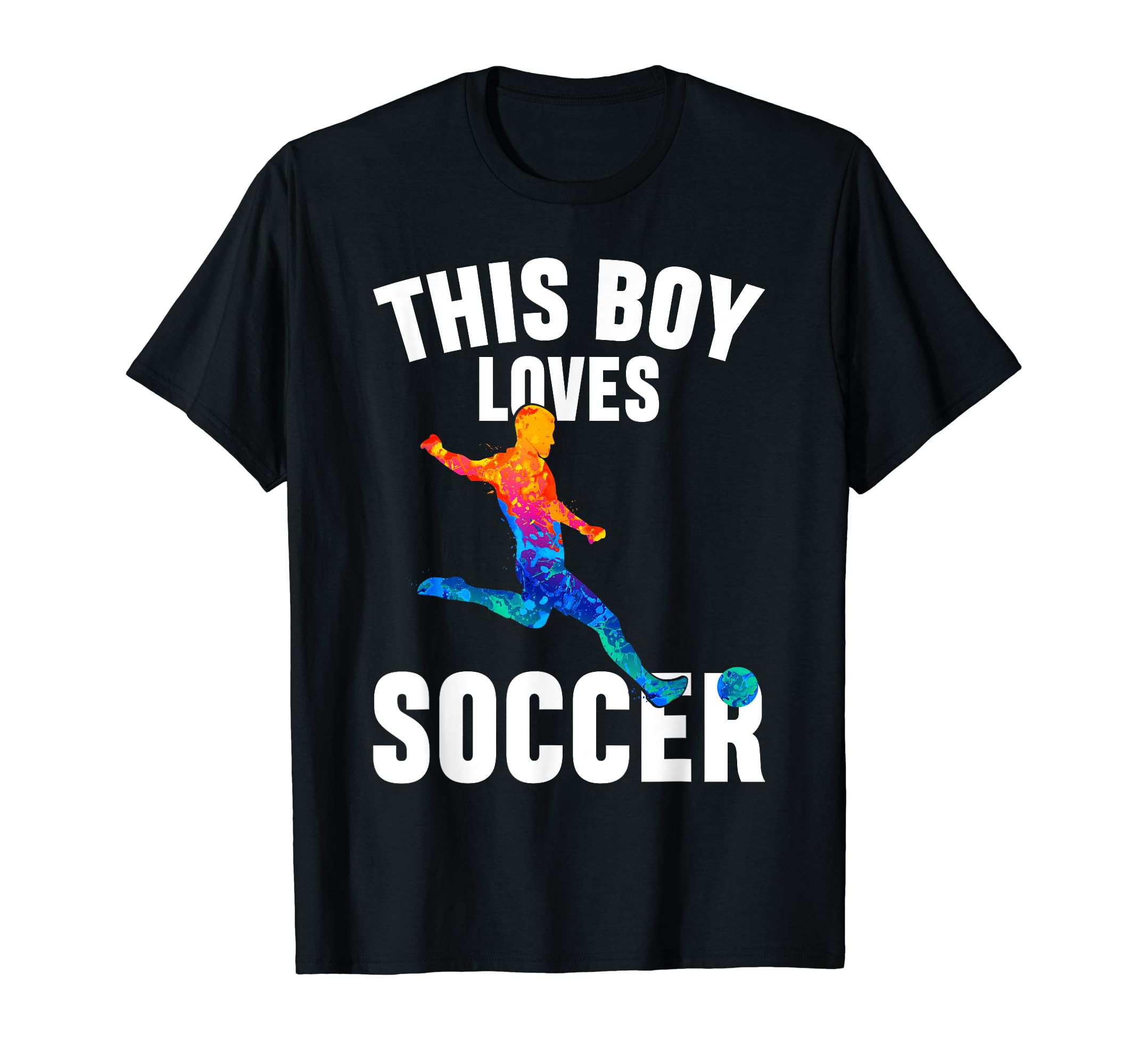 Sport Funny This Loves Soccer T-Shirt - Fun Novelty Design for Adults