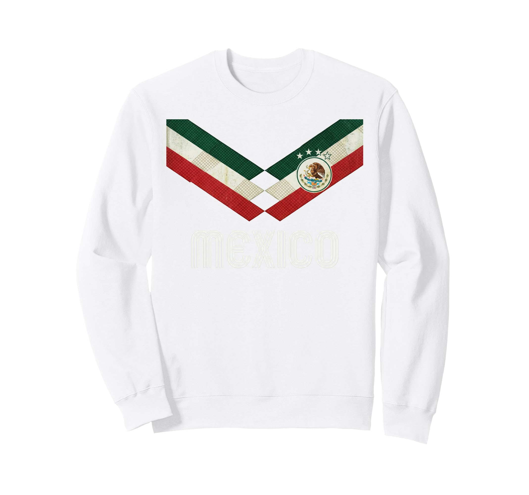 Mexico Flag Mexican Hispanic Pride Sweatshirt - Unique Graphic Unisex