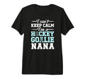 Im Hockey Goalie Nana Ice Hockey T-Shirt - Minimalist Print for Adults