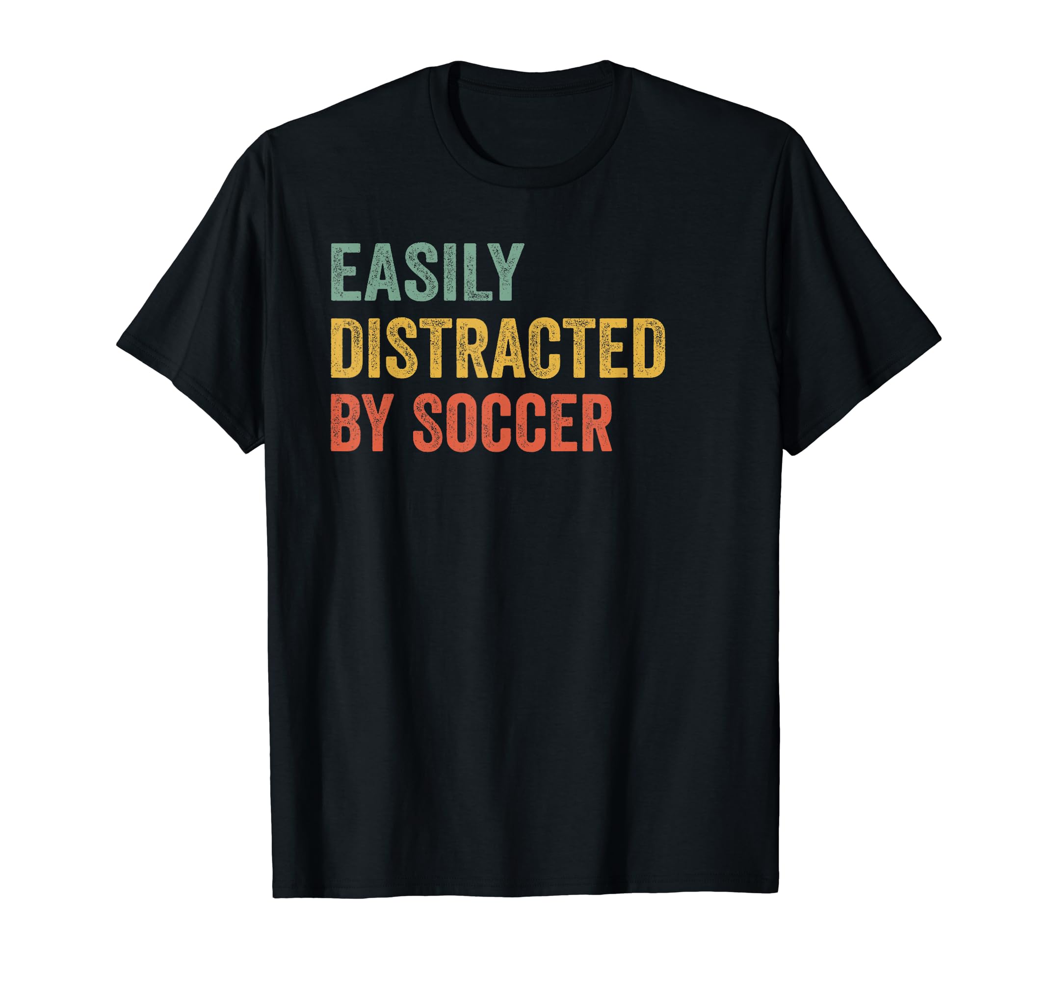 Easily Distracted Soccer Pilot T-Shirt - Casual Everyday Wear Unisex