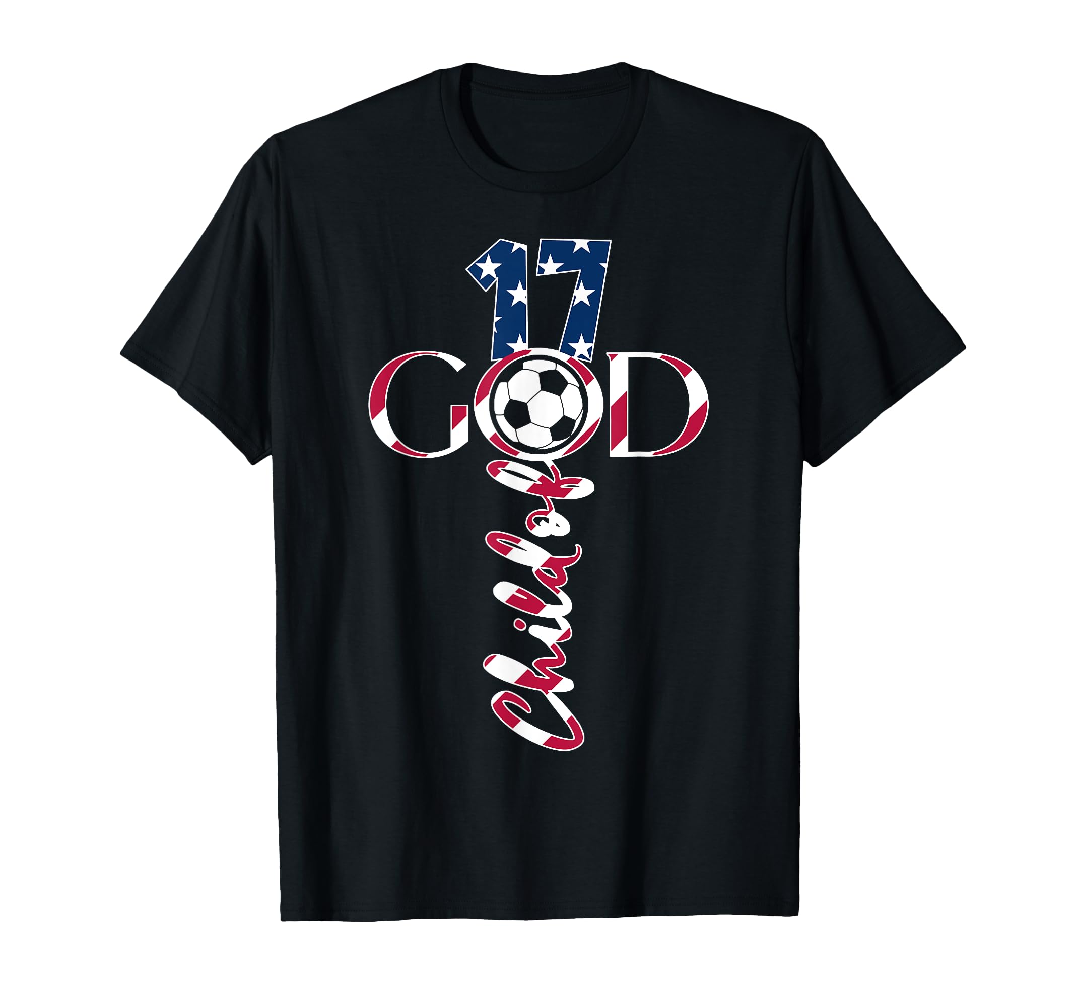 Jesus 17 Years Child God Soccer 17Th T-Shirt - Minimalist Print Men Women