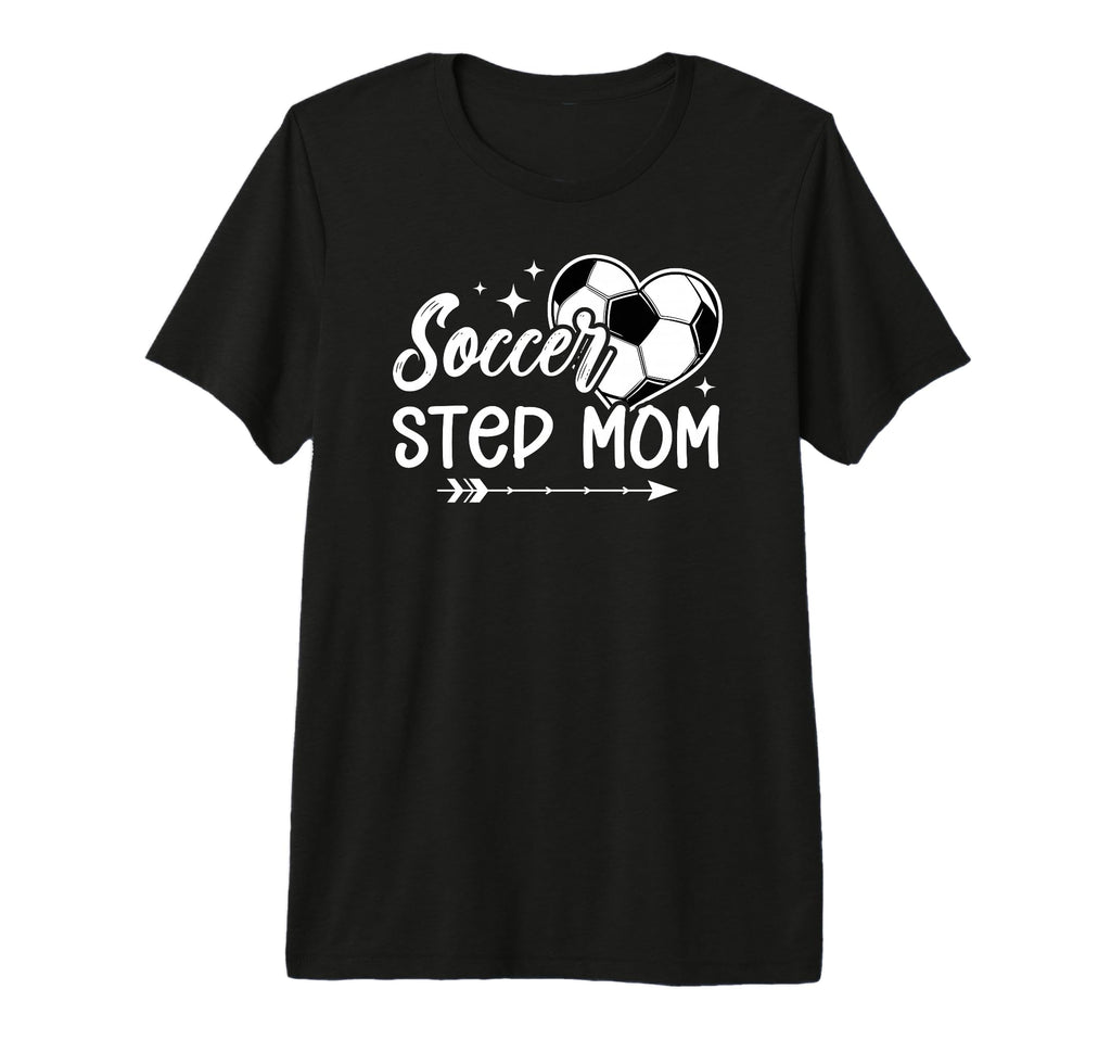 Soccer Step Mom Soccer Player T-Shirt - Casual Everyday Wear for Adults
