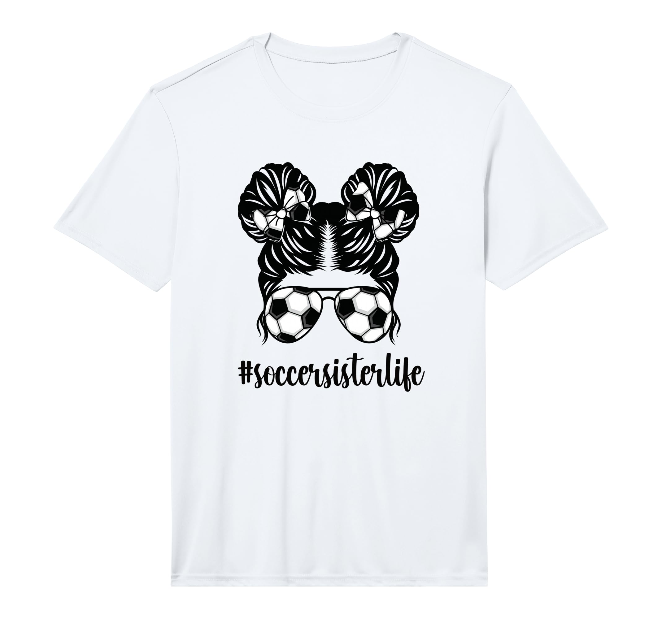 Proud Soccer Sister Soccer Player Little T-Shirt - Graphic Print Men Women