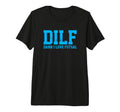 Mens Dilf Damn I Love Futsal Funny Acronym T-Shirt - Unique Graphic Unisex