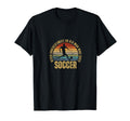 Soccer Never Underestimate Old Who T-Shirt - Fun Novelty Design Men Women