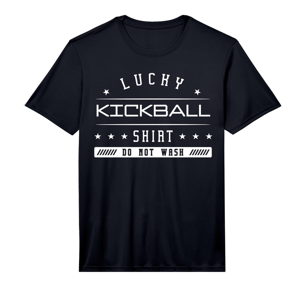 Lucky Kickball Player Ever Team T-Shirt - Casual Everyday Wear Men Women
