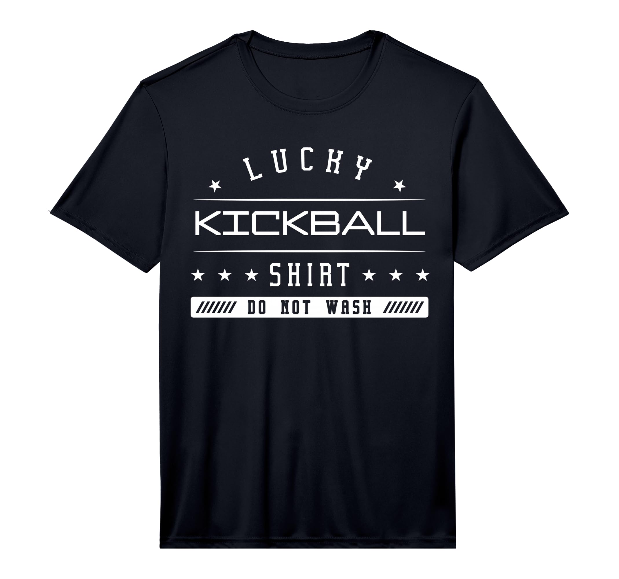 Lucky Kickball Player Ever Team T-Shirt - Casual Everyday Wear Men Women