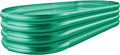 Land Guard Green Raised Bed, 6×3 ft Elevated Planter Box, Raised Beds for Gardening Vegetables（Green）…