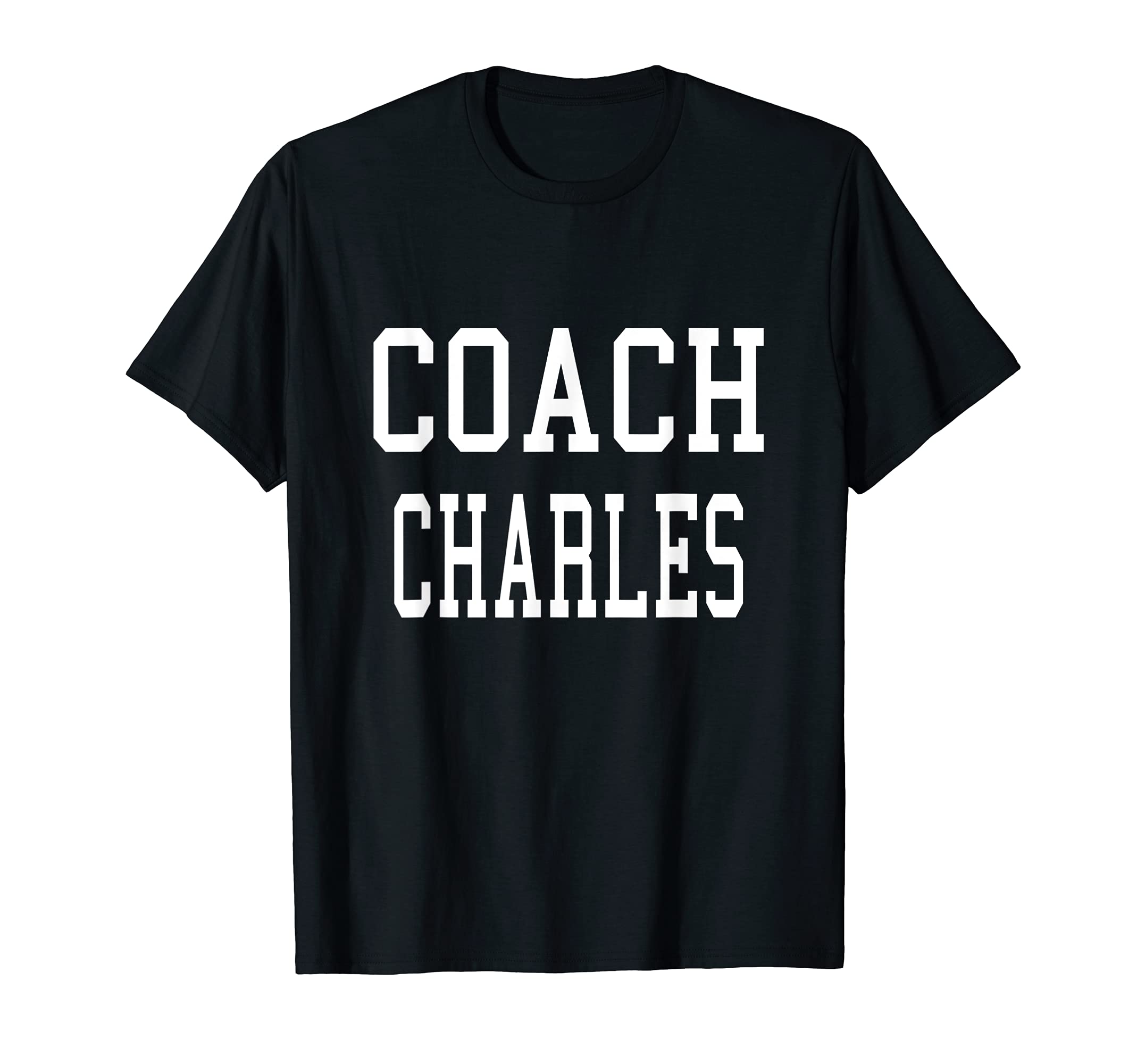 Coach Charles Custom Football Soccer T-Shirt - Graphic Print Unisex