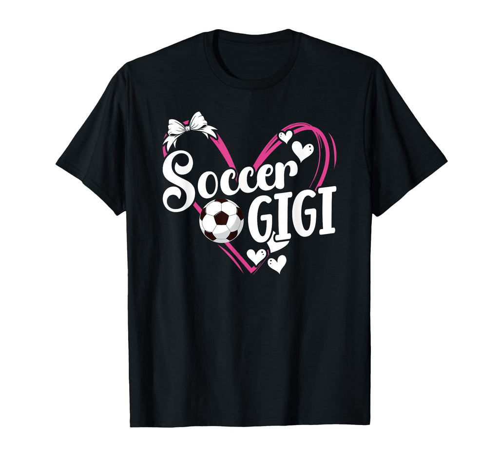 Soccer Gigi Heart Gigi Soccer Player T-Shirt - Fun Novelty Design Unisex