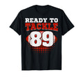 Football 89Th Birthday Player T-Shirt - Casual Everyday Wear Men Women