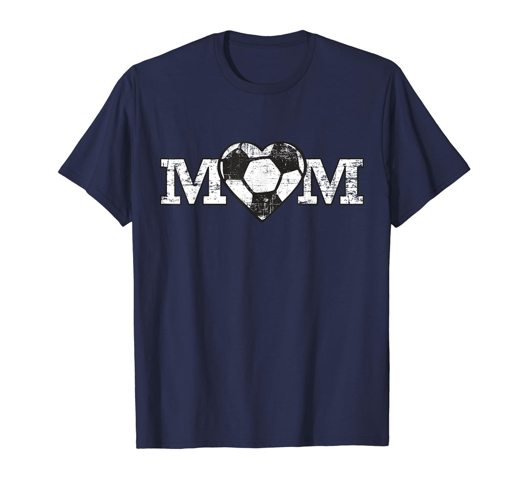 Soccer Mom Heart Simple Fan Gift T-Shirt - Streetwear Style Unisex