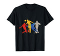 Soccer Players Silhouettes Soccer T-Shirt - Trendy Graphic for Adults