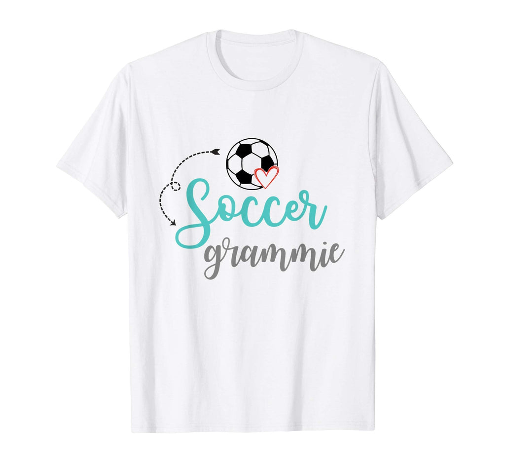Soccer Grammie Soccer Ball Heart T-Shirt - Custom Art Print for Adults
