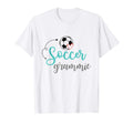 Soccer Grammie Soccer Ball Heart T-Shirt - Custom Art Print for Adults