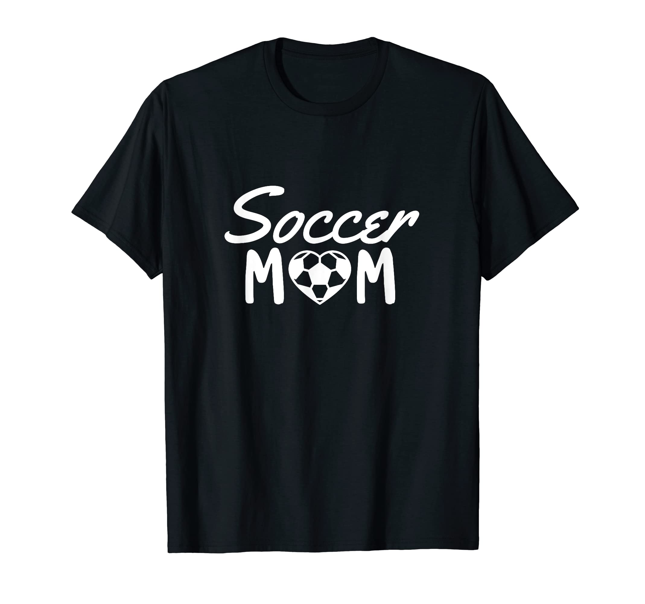 Heart Soccer Team Mom T-Shirt - Trendy Graphic Men Women
