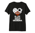 Ball Great Grandma Heart Volleyball T-Shirt - Aesthetic Graphic for Adults