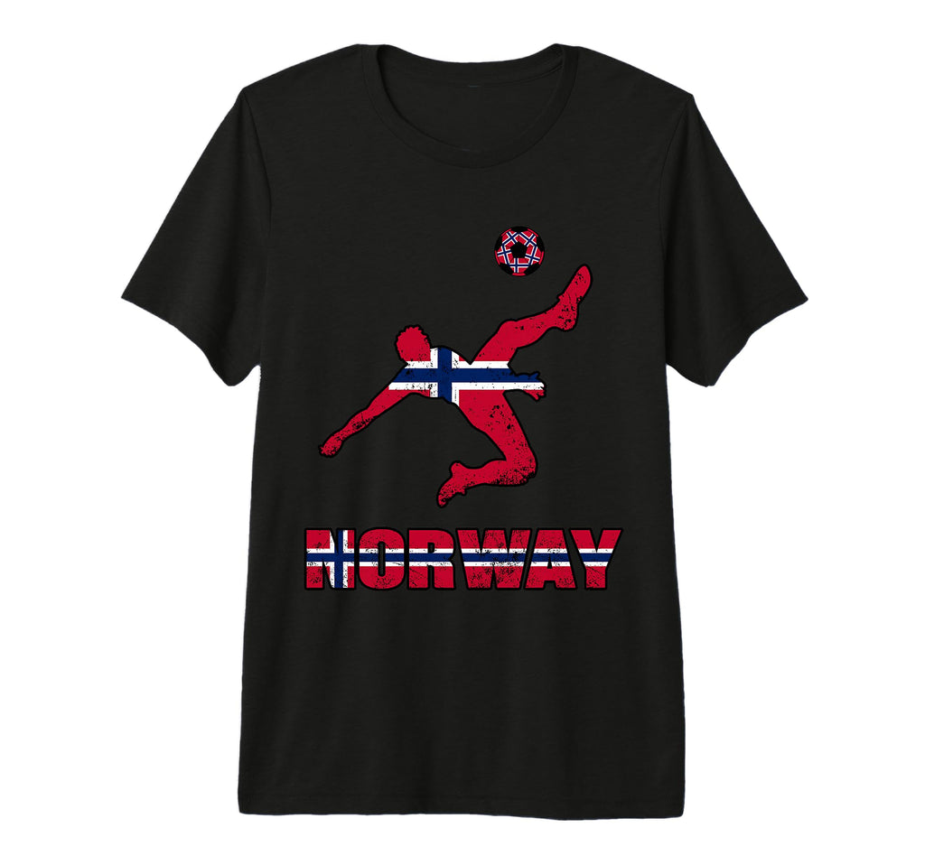 Norway Football Soccer Game Player T-Shirt - Minimalist Print for Adults