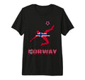 Norway Football Soccer Game Player T-Shirt - Casual Everyday Wear Unisex