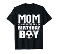 Mom Birthday Soccer Birthday Family T-Shirt - Minimalist Print for Adults