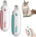 Celery Pets Nail Clippers, Adjustable Claw Clippers for Cats, Round-Hole Trimmer with Dust Storage, Safe Pet Claw Clipper Grooming Tool, Adjustable Nail Cutter for Small Large Cat/Dog (Pink+Blue)