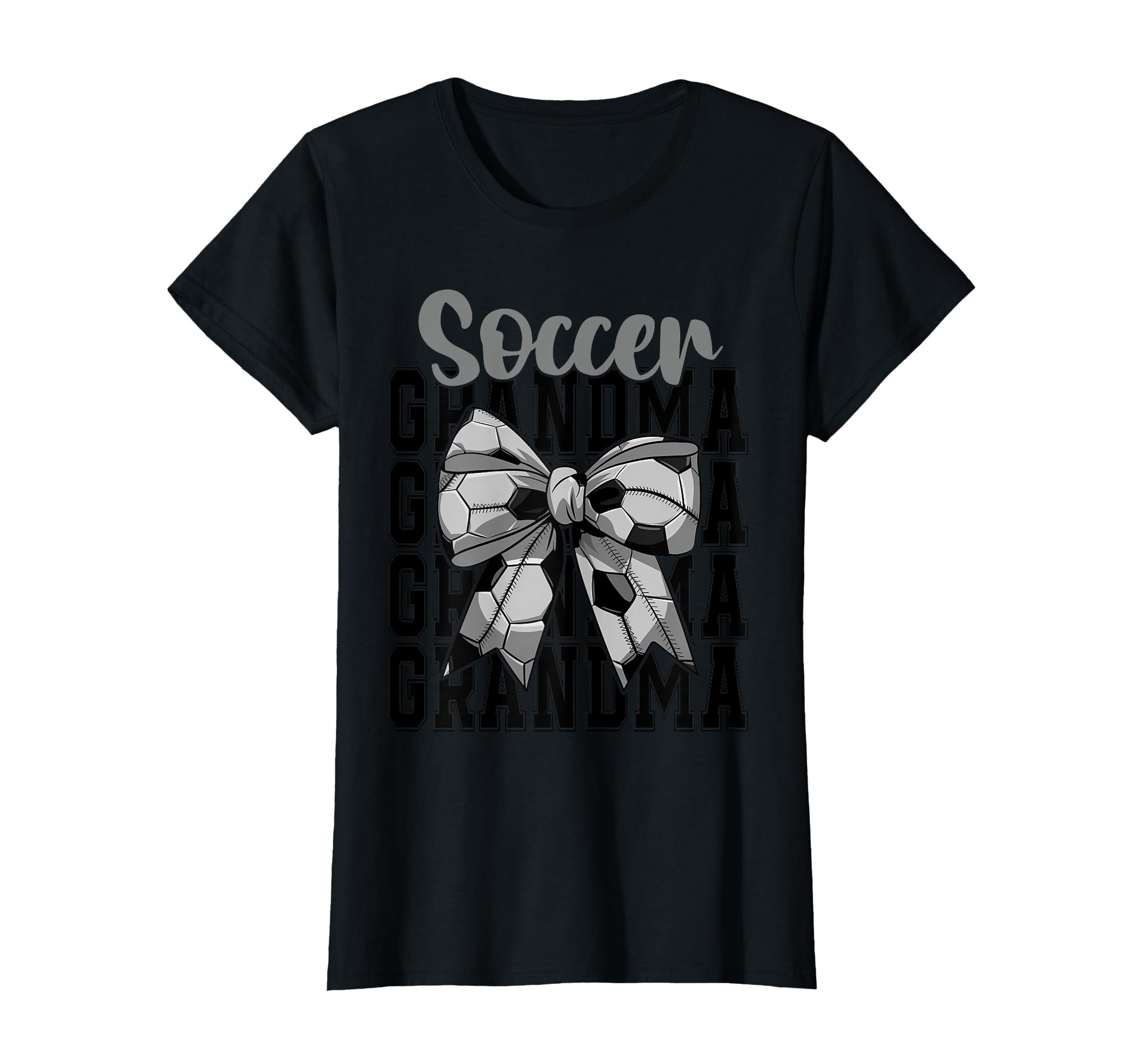 Soccer Grandma Coquette Bow Biggest T-Shirt - Unique Graphic for Adults